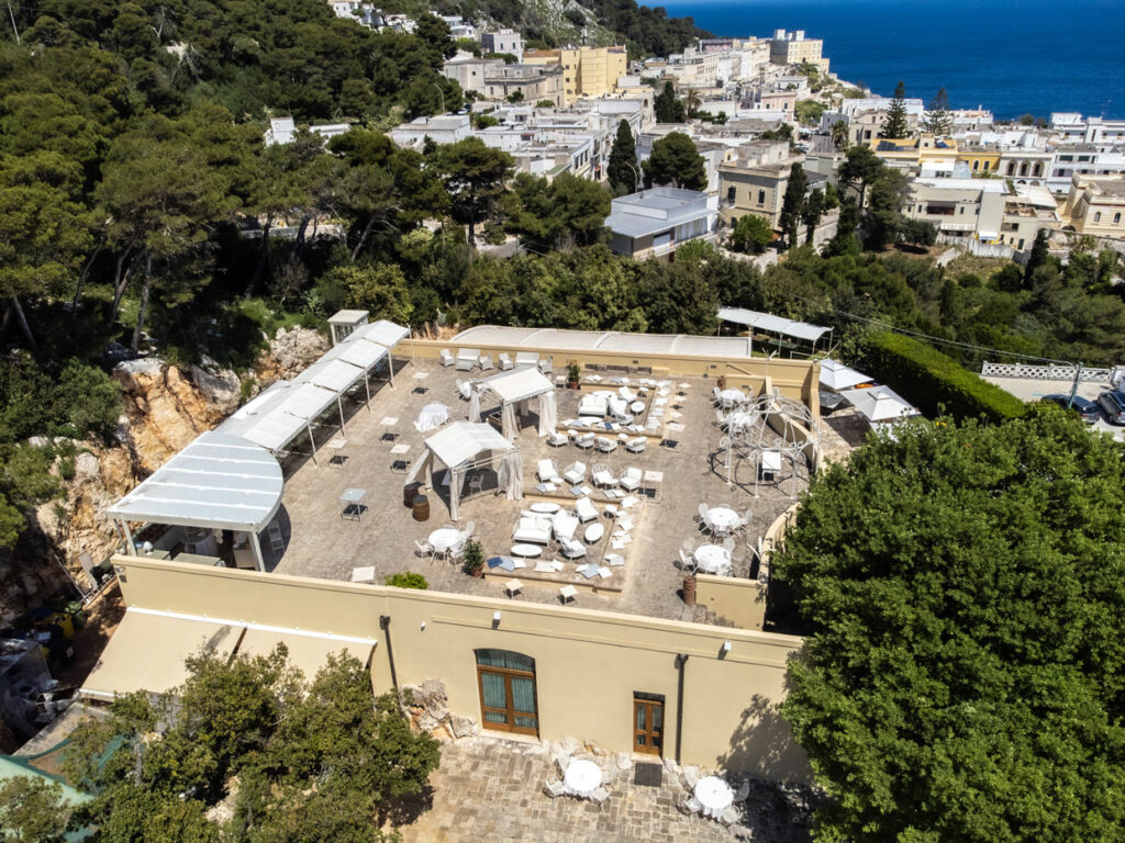 Hochzeitsrestaurant Cala dei Balcani mit Meerblick, Salento, Santa Cesarea Terme
